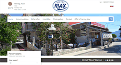 Desktop Screenshot of hotelmaxhercegnovi.com